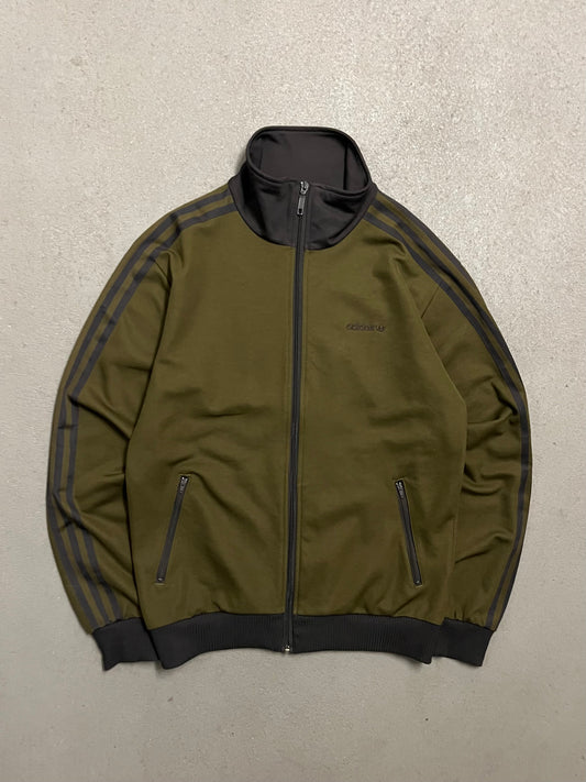 2007 Green Brown Adidas Beckenbauer Track Jacket - M