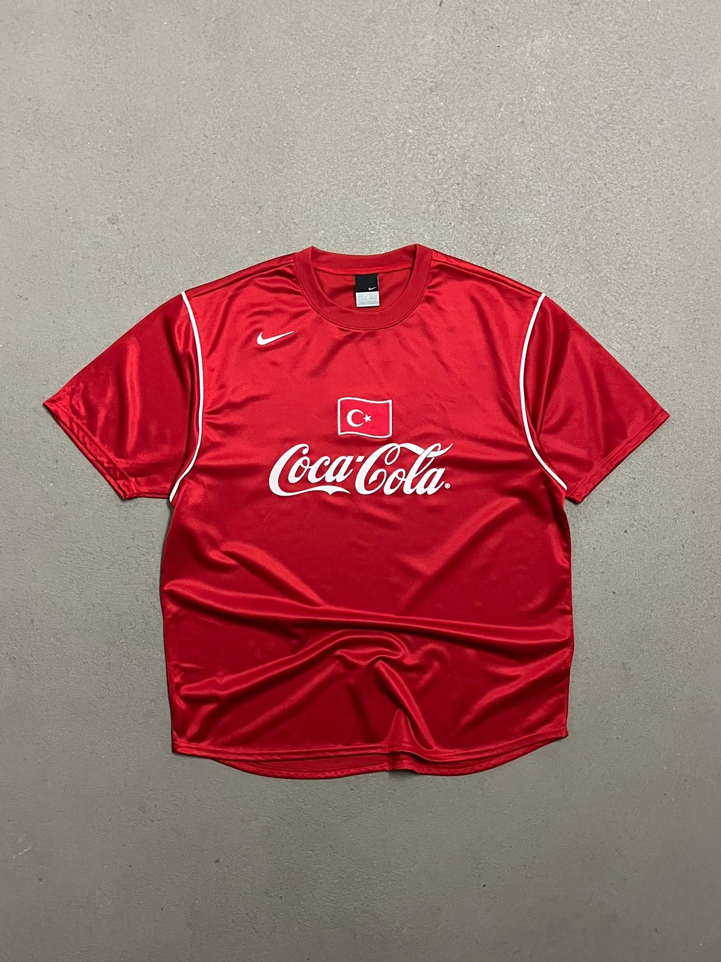 Vintag Red Nike Türkey Coca Cola Kit - L