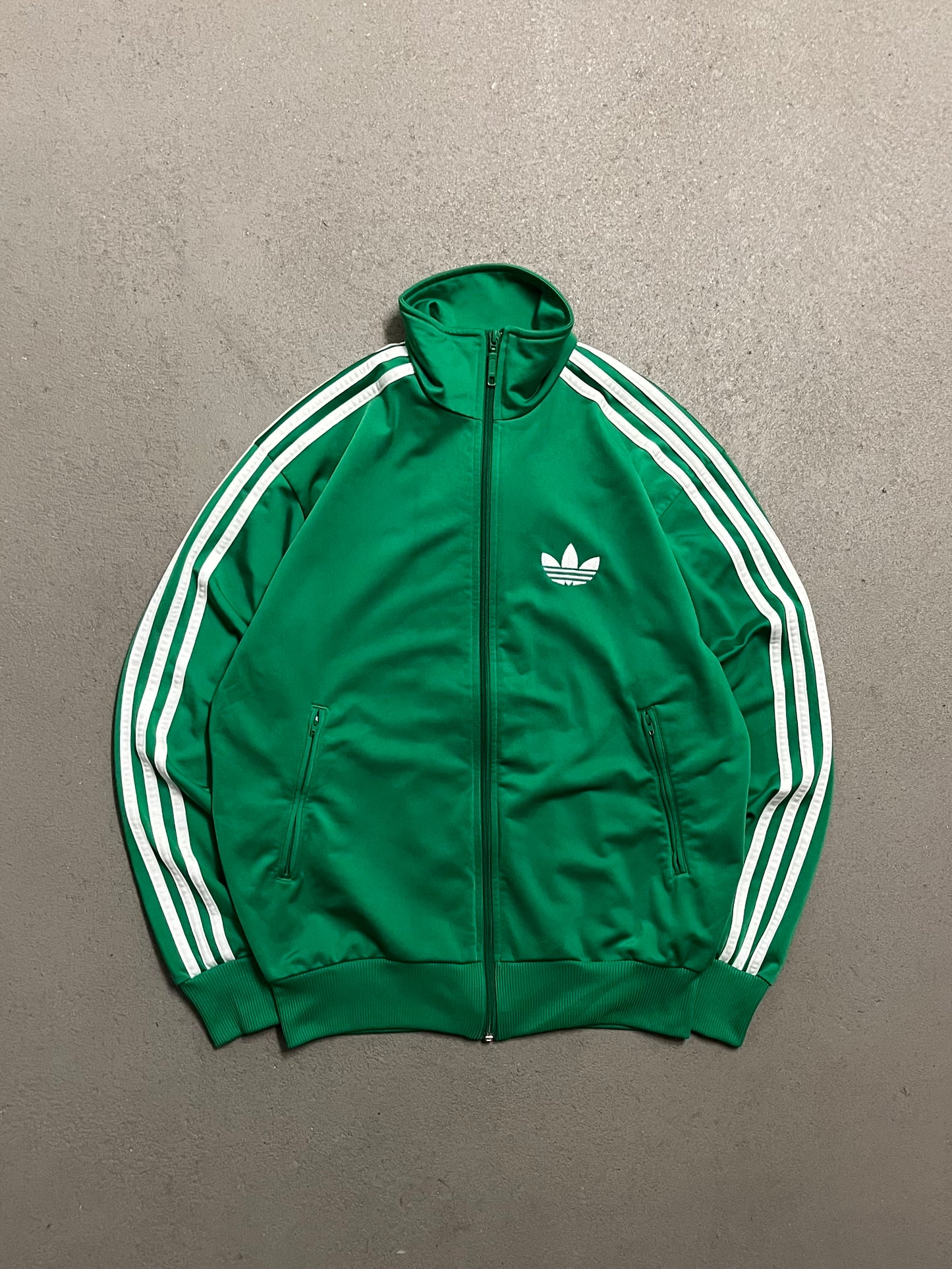 2010 Green Adidas Firebird Track Jacket - S