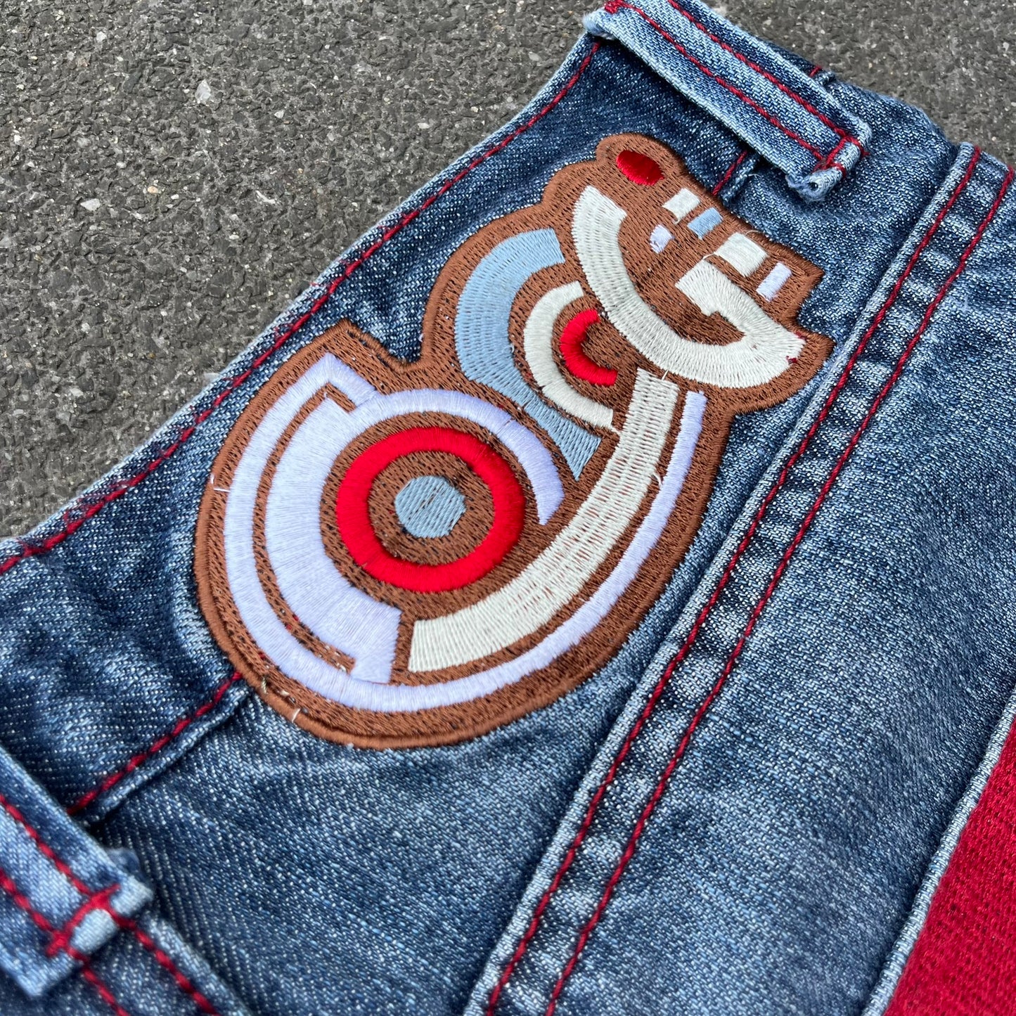 Vintage Blue Coogi Cut Off Jeans Shorts - 32
