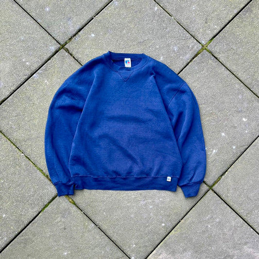 Vintage Blue Russell Athletic Sweater - L