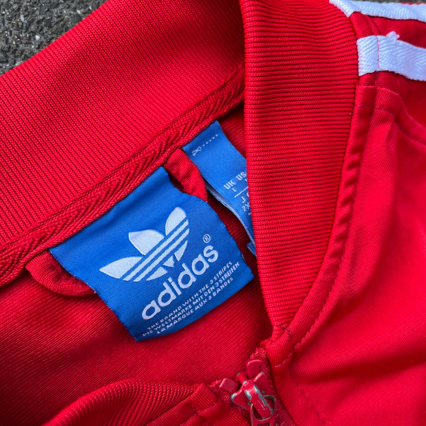 2015 Red Adidas Track Jacket - L