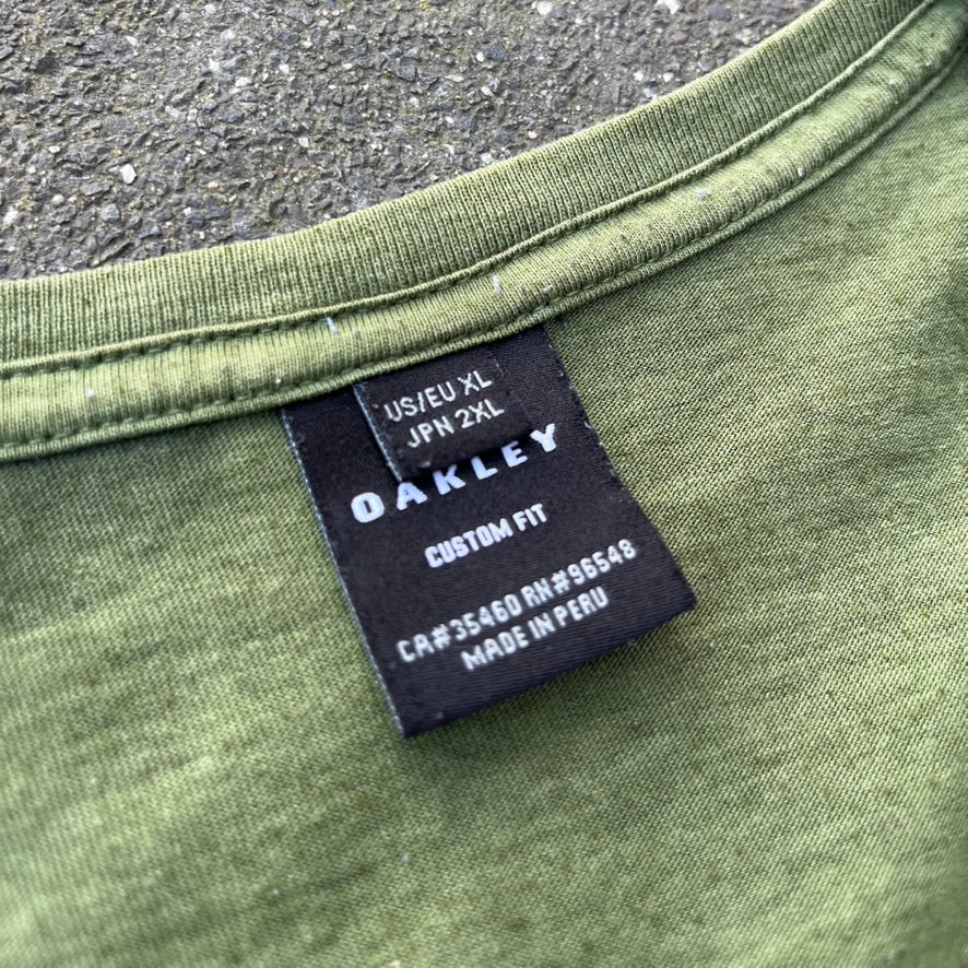 Green Camo Oakley Tee - L
