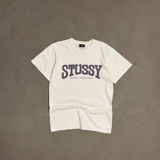 White Stüssy Tee - S