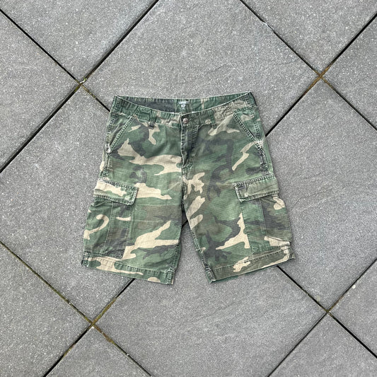 Green Camo Carhartt Cargo Shorts - 31