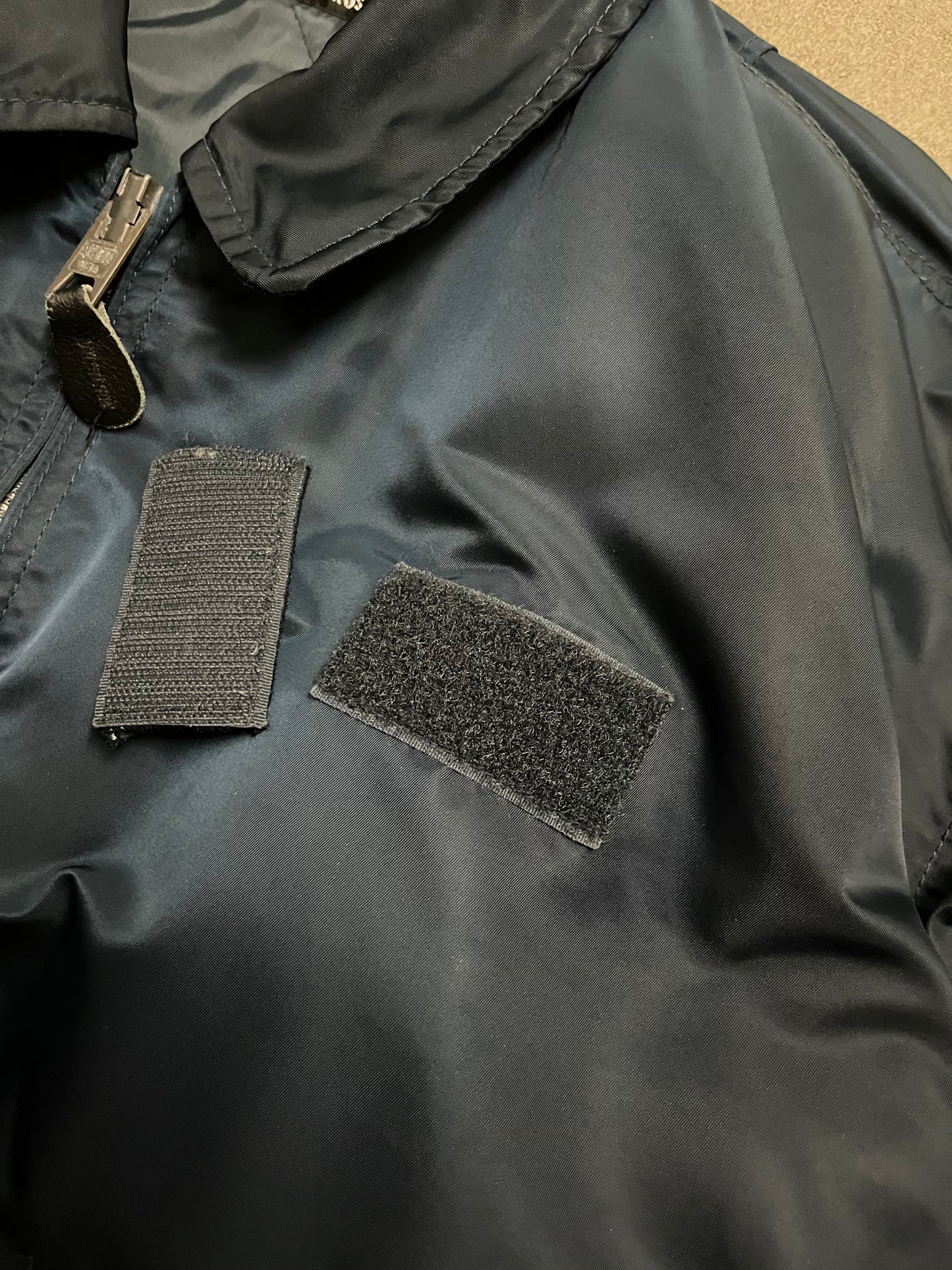 Vintage Blue Schott Flight Jacket - XL