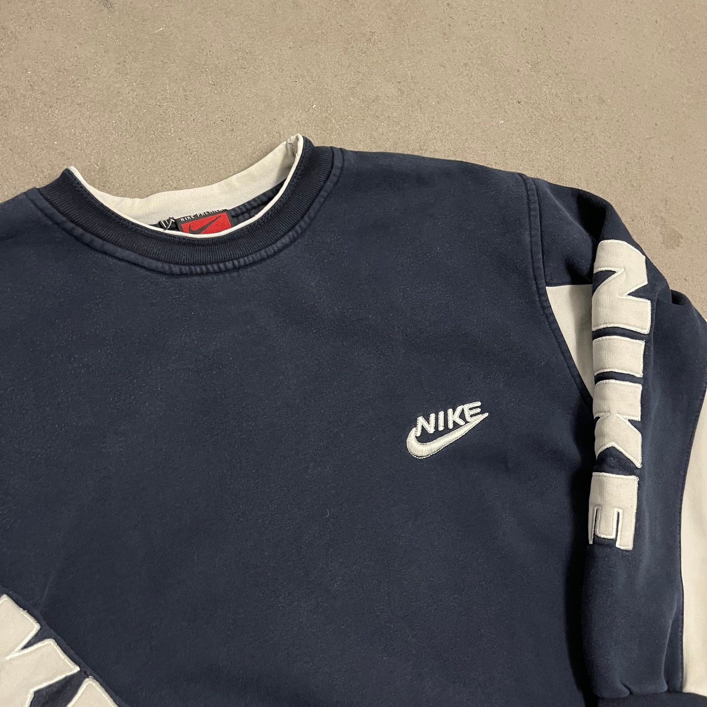 Vintage 90s Blue Nike Sweater - L
