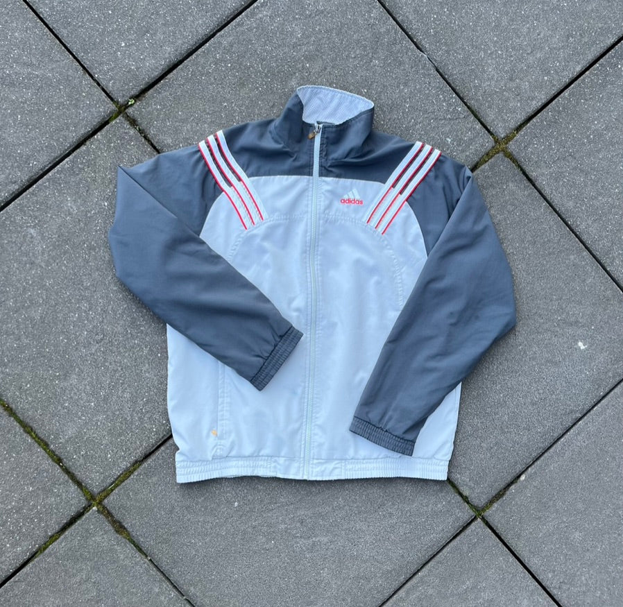 Vintage 2005 Grey Adidas Track Jacket - M