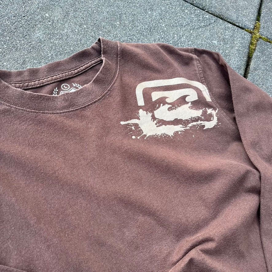 Vintage Y2K Brown Billabong Longsleeve - M