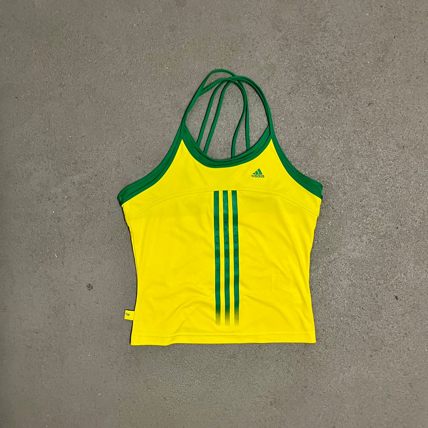 Vintage 2005 Yellow Green Adidas Brazil Top - M (W)