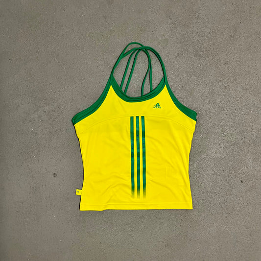 Vintage 2005 Yellow Green Adidas Brazil Top - M (W)