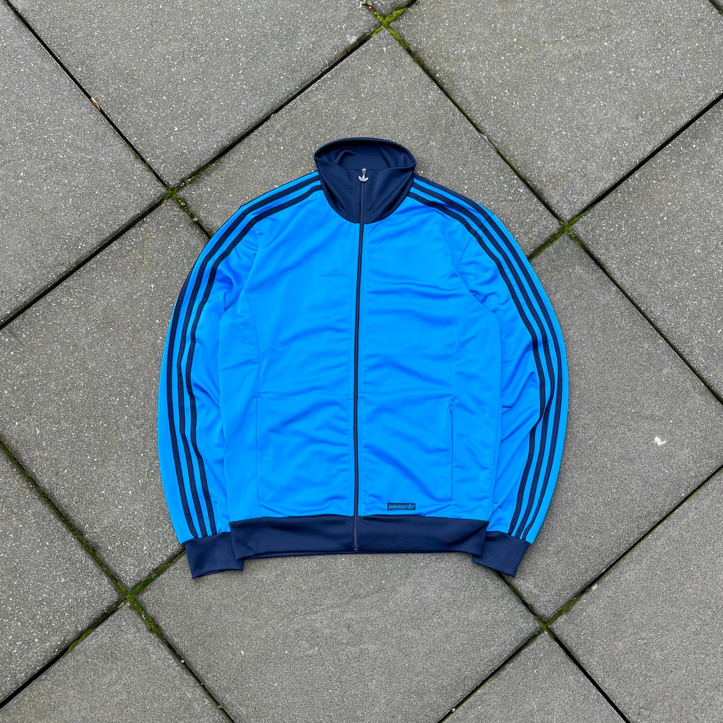 Vintage Blue Adidas Track Jacket - M