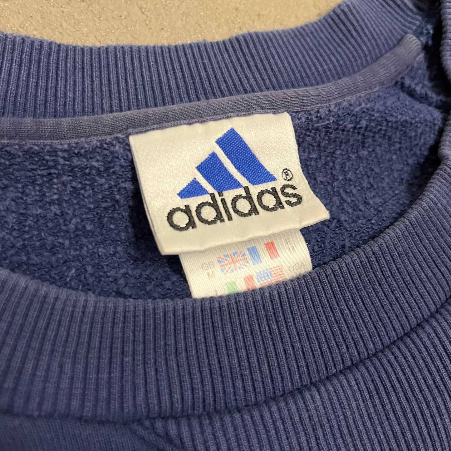Vintage 90s Blue Adidas New York Yankees Sweater - M