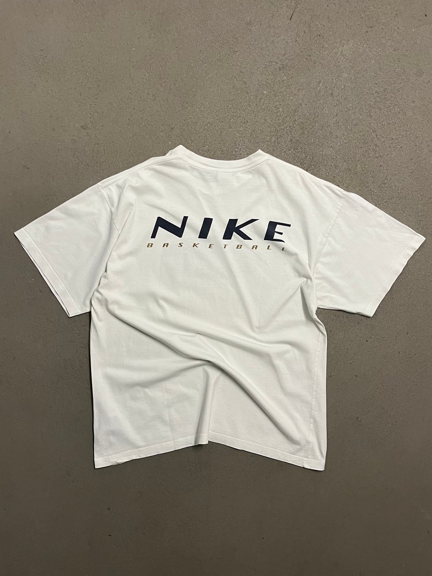 Vintage 90s White Nike Basketball Tee - XL