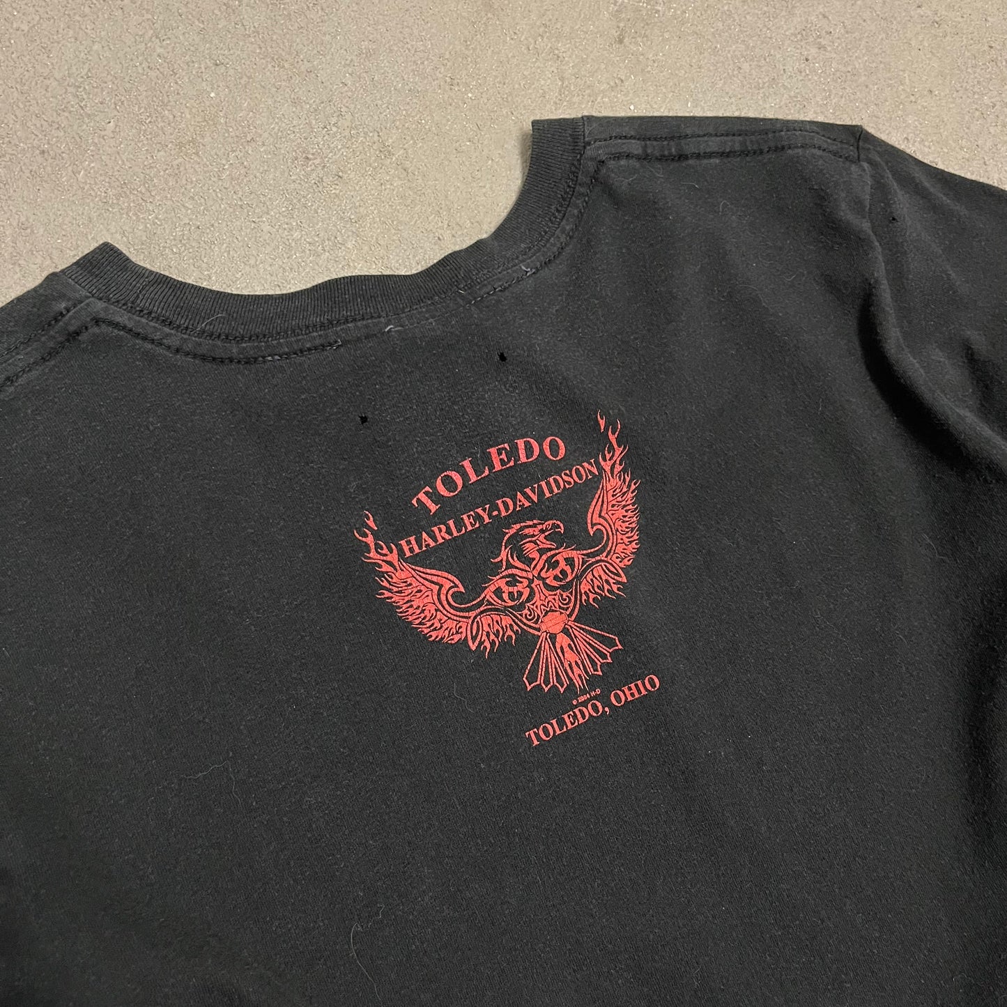 Vintage 2006 Black Harley Davidson Top - S (W)