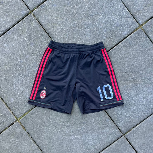 2012 Black Adidas AC Milan Shorts - M