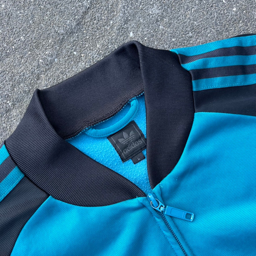 Vintage 2002 Blue Adidas Track Jacket - L