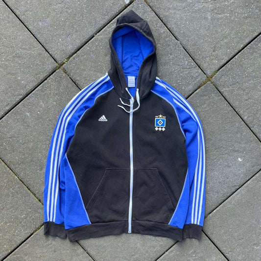2012 Black Adidas HSV Zip Hoodie - XL