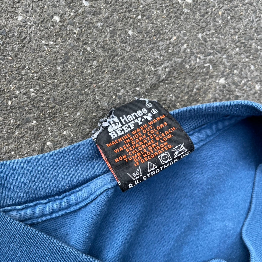Vintage 2001 Blue Harley Davidson Tee  - XL