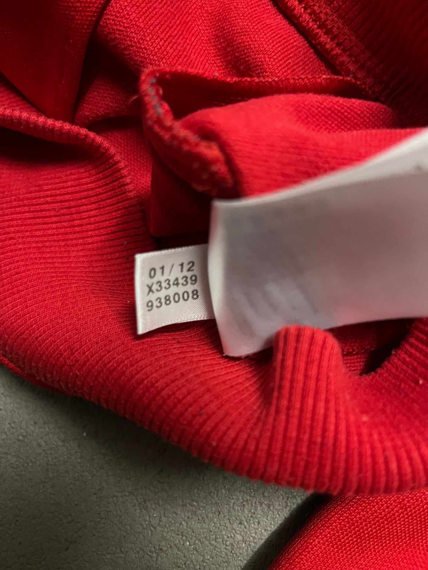 2012 Red White Adidas Beckenbauer Track Jacket - S