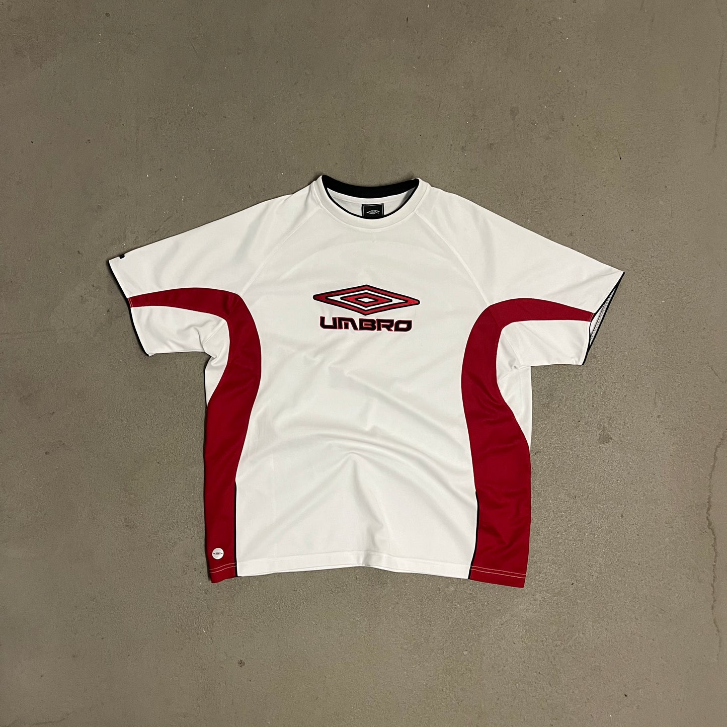 Vintage White Umbro Tee - L
