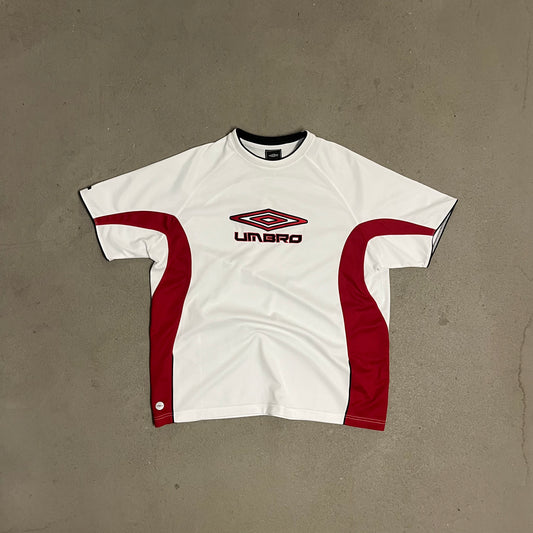 Vintage White Umbro Tee - L