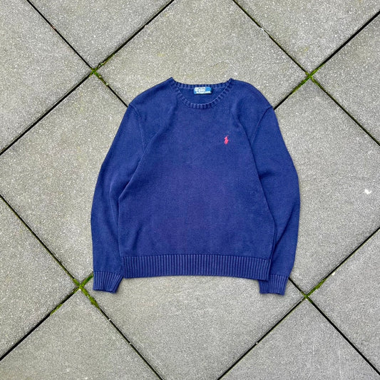 Blue Ralph Lauren Knit Sweater  - L