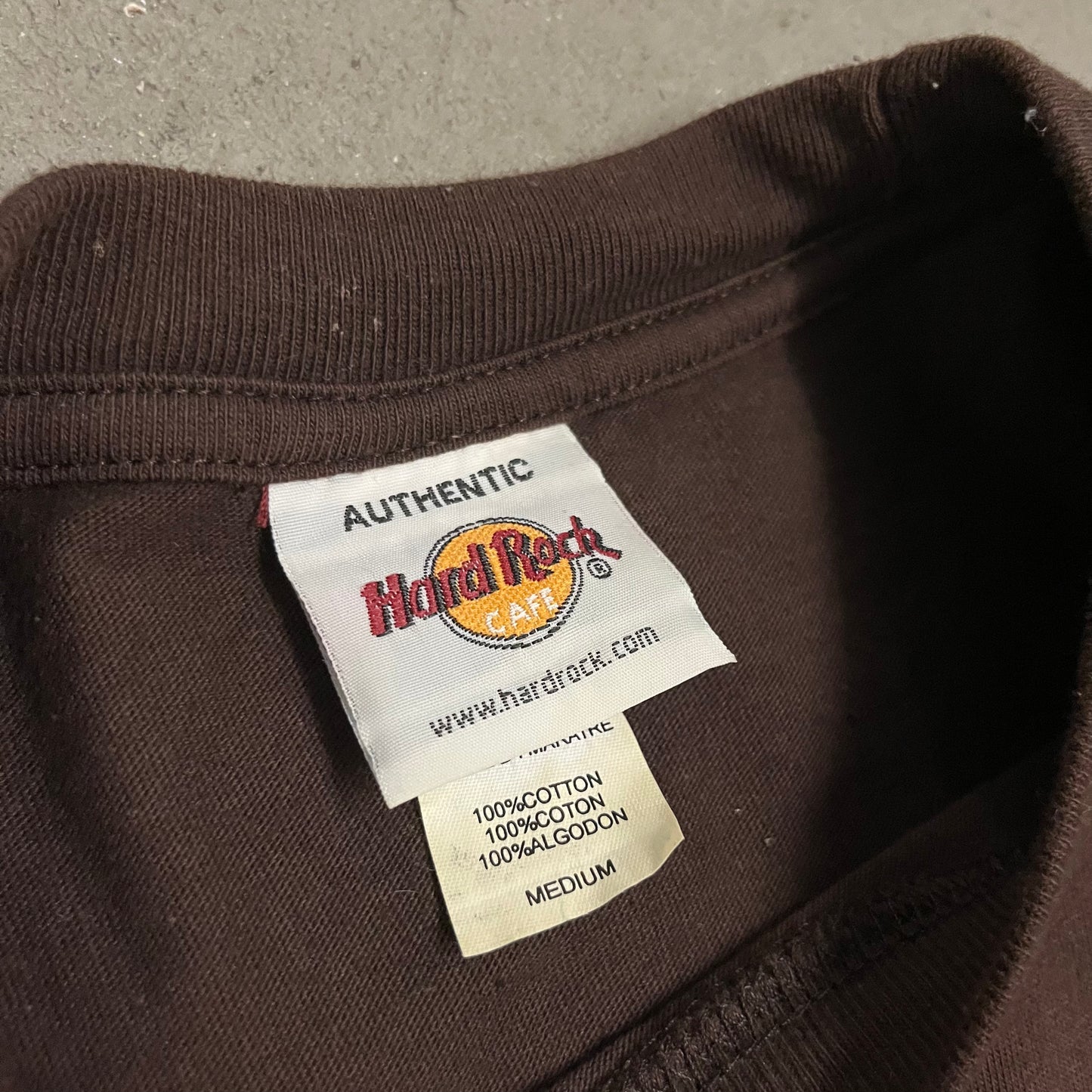 Vintage Brown Hard Rock Sydney Tee - M