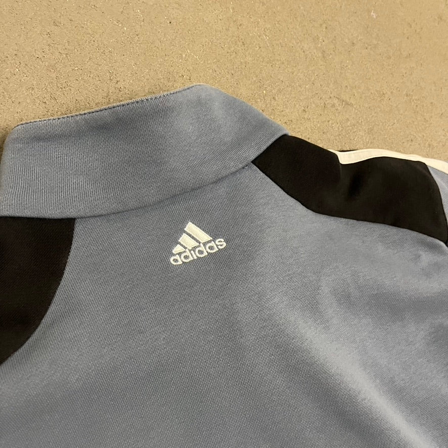 2008 Grey Adidas Track Jacket - L