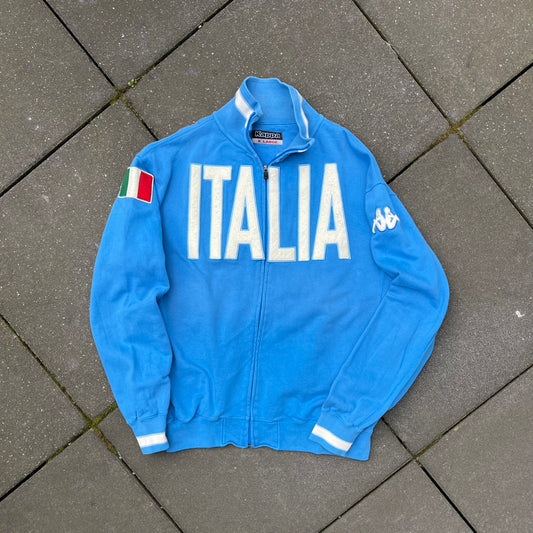 Vintage Blue Kappa Italia Zip Up - M