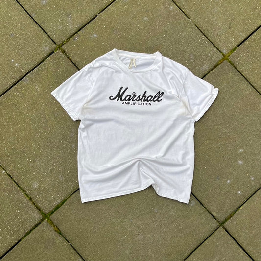 Vintage White Marshall Tee - L