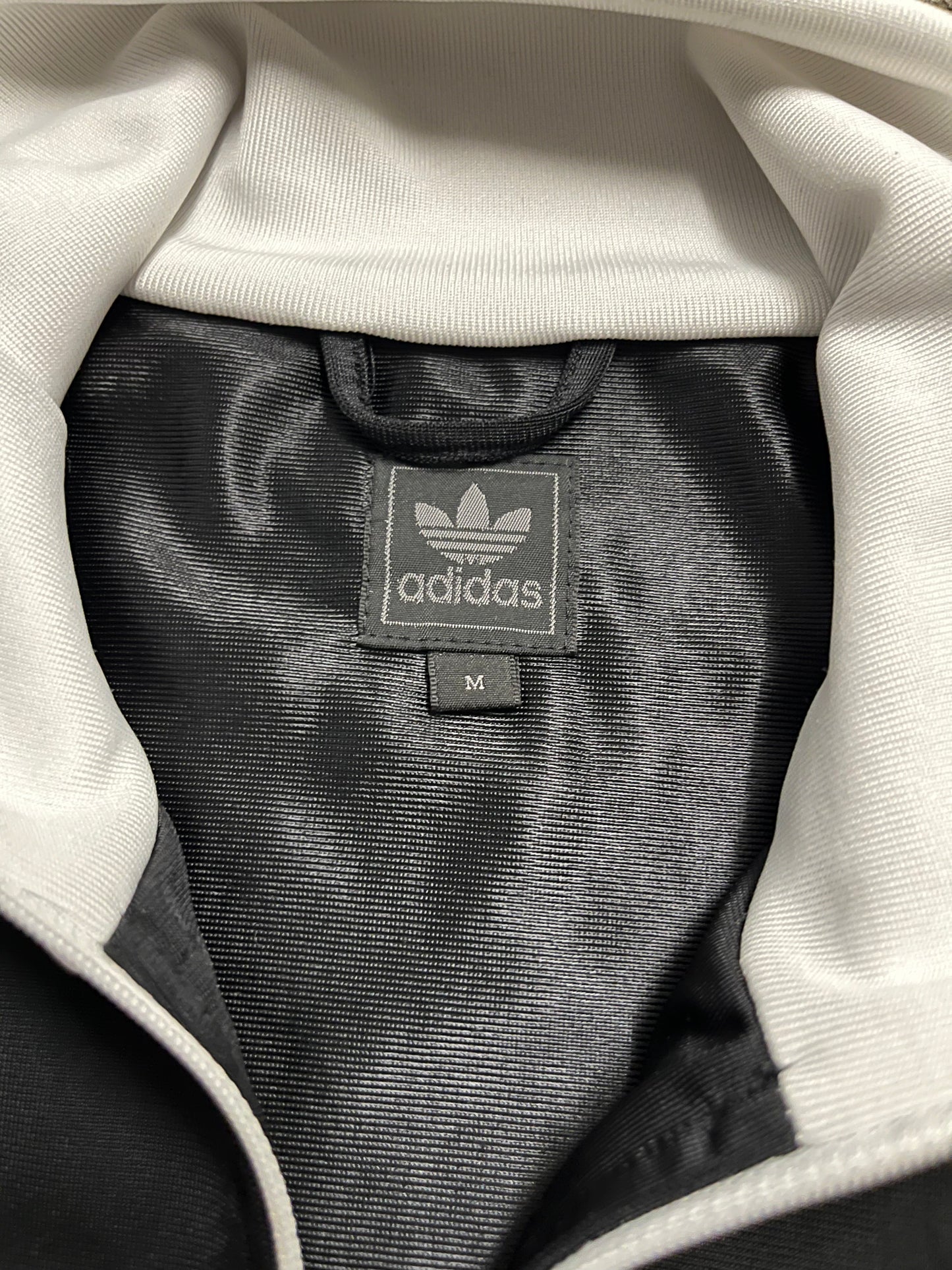 2008 Black Adidas Beckenbauer Track Jacket - M