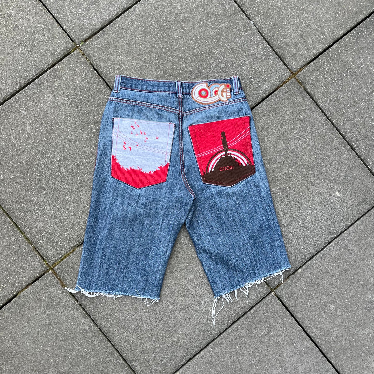 Vintage Blue Coogi Cut Off Jeans Shorts - 32
