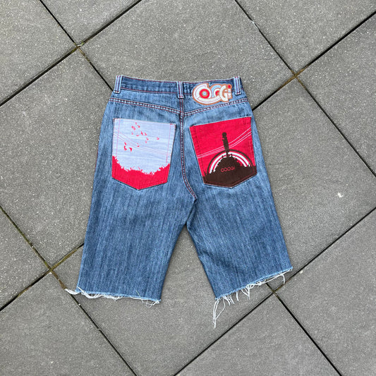 Vintage Blue Coogi Cut Off Jeans Shorts - 32