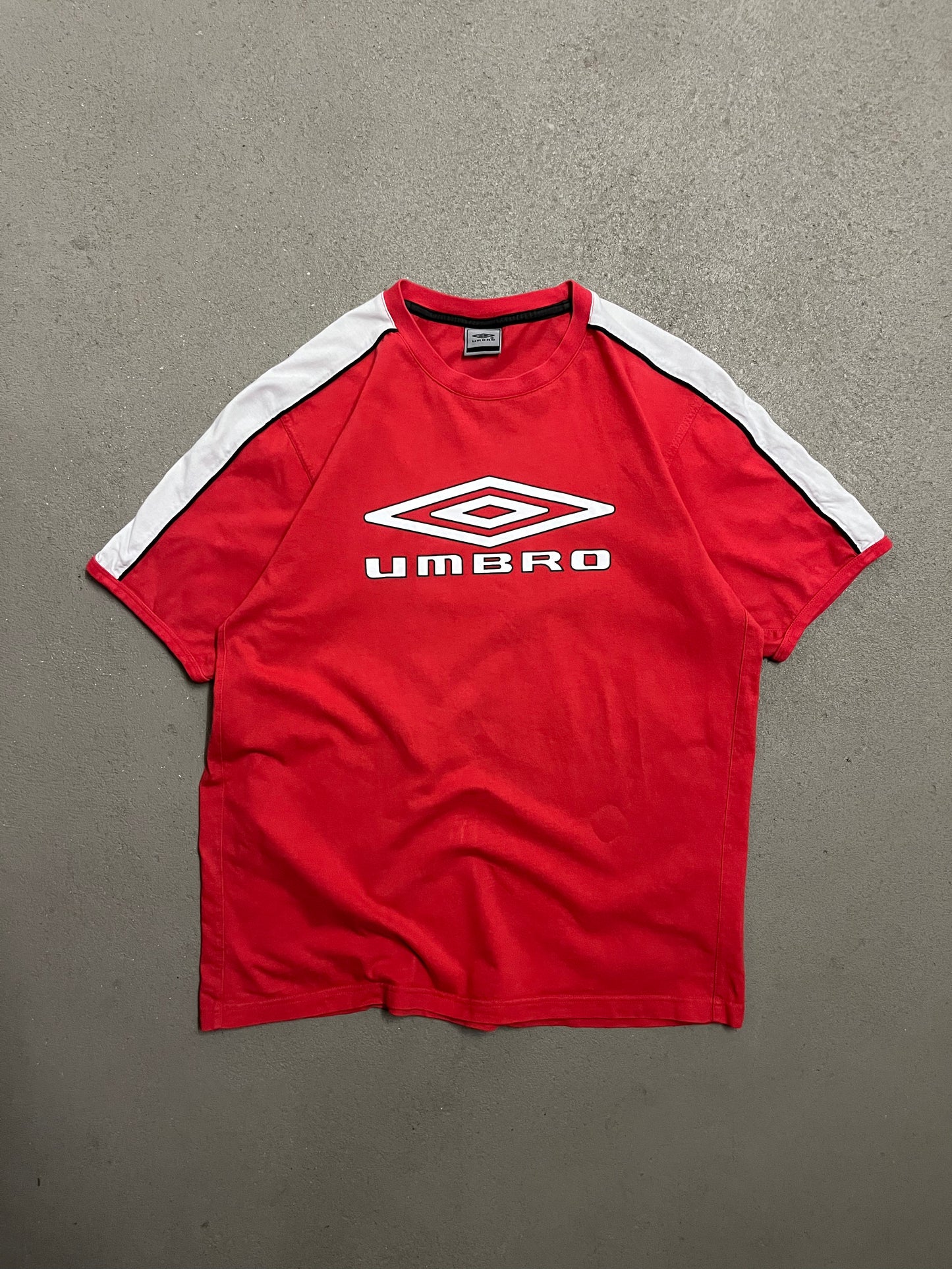 Vintage Y2K Red Umbro Tee - M
