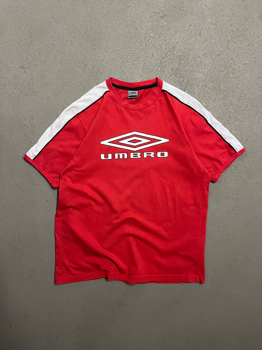 Vintage Y2K Red Umbro Tee - M