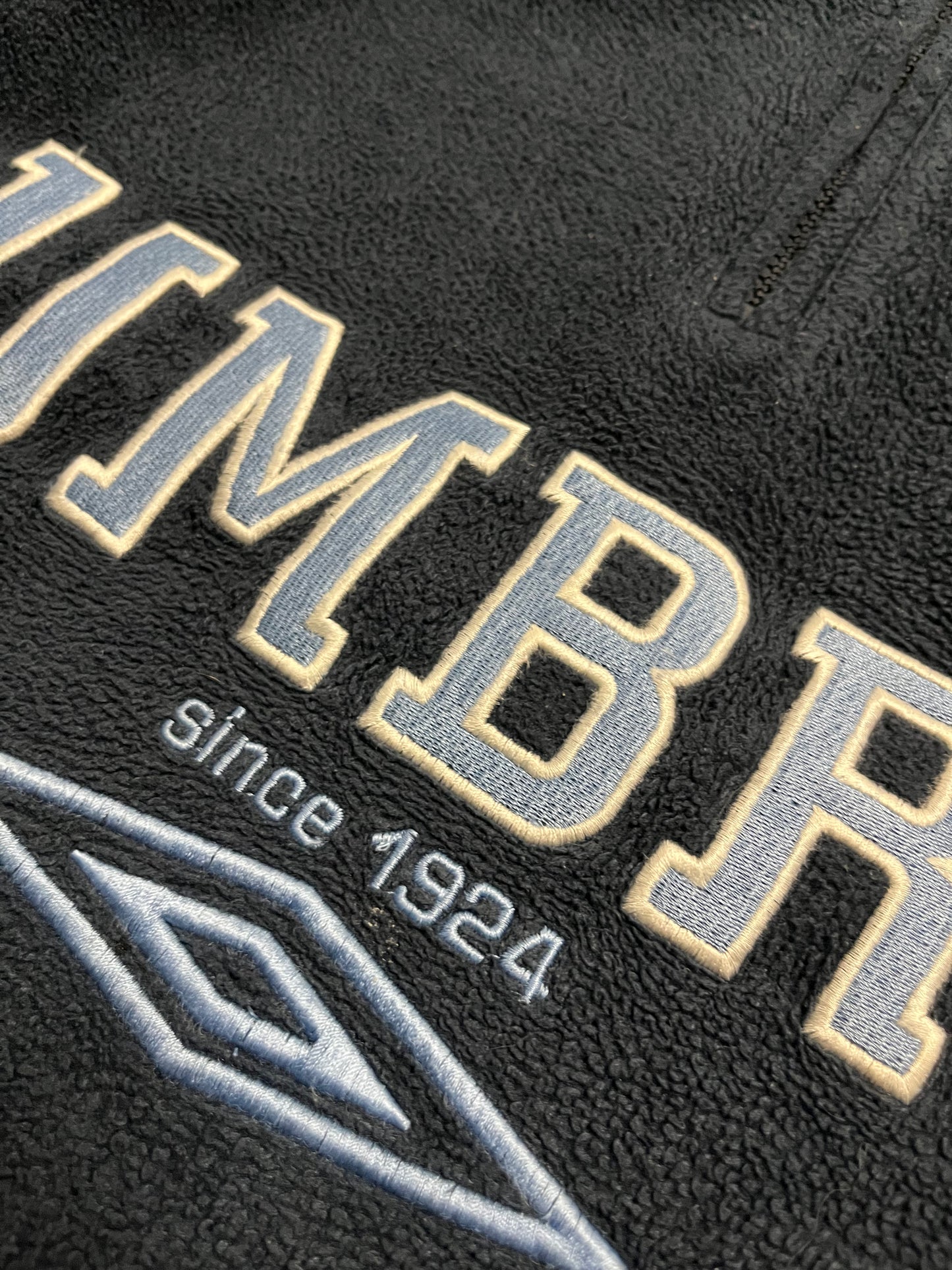 Vintage Y2K Umbro Half Zip Fleece - L