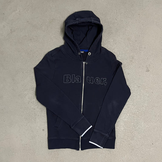 Blue Blauer Zip Hoodie - M