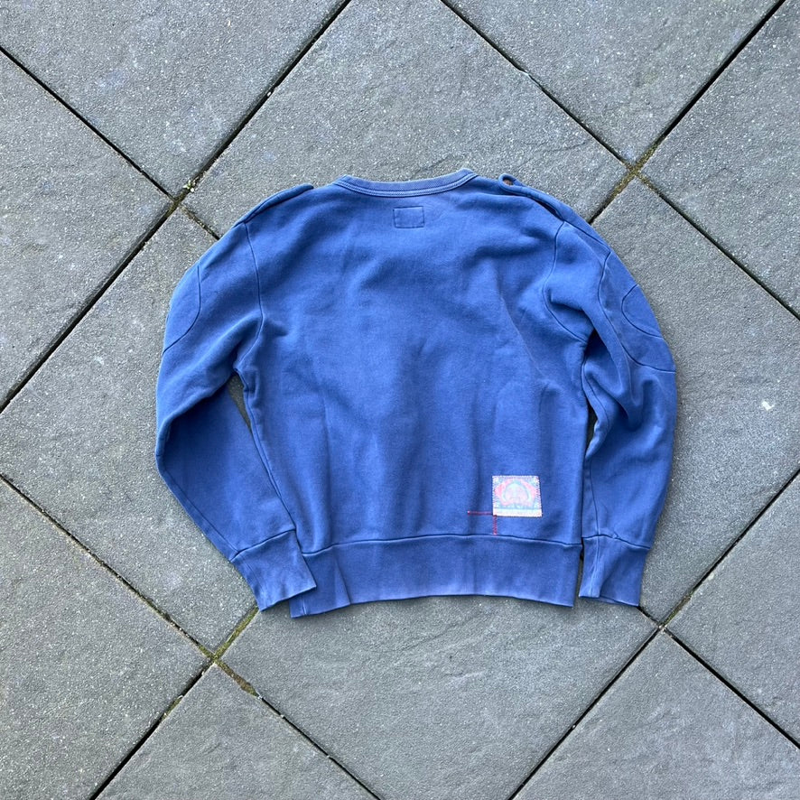 Vintage Blue Evisu Sweater - M