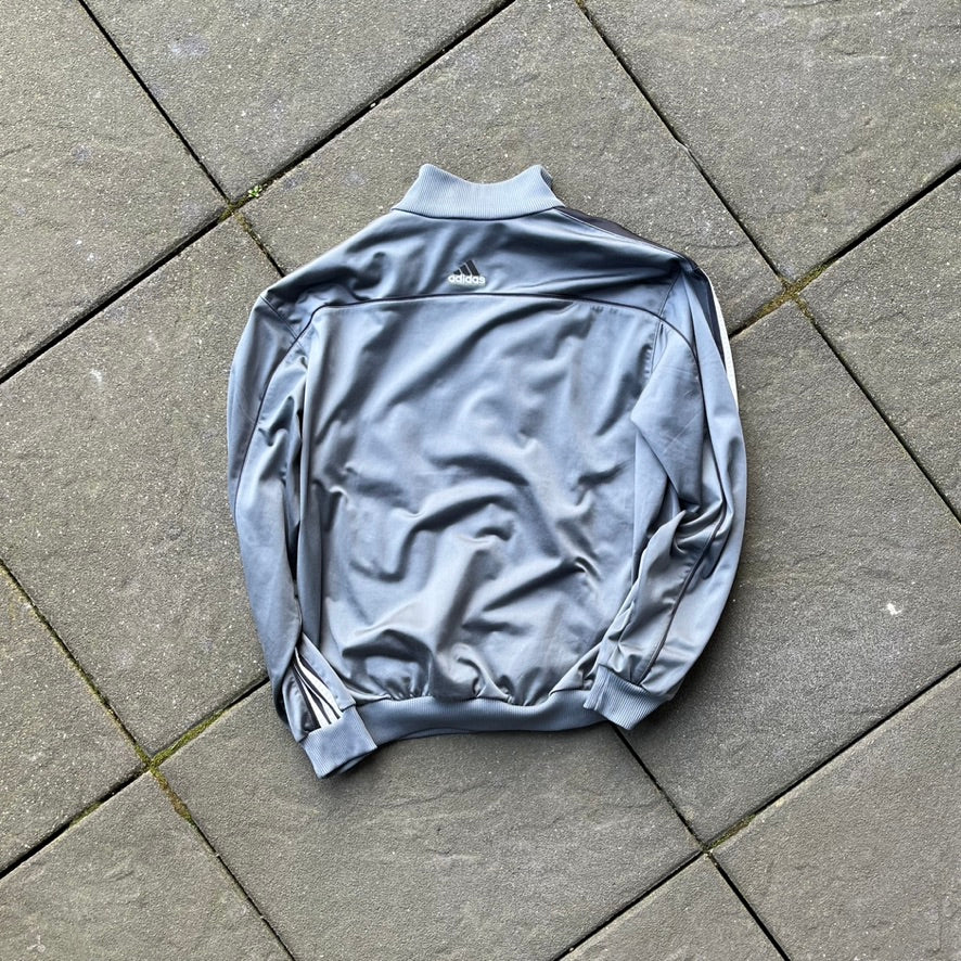 Vintage 2005 Silver Adidas Track Jacket - M