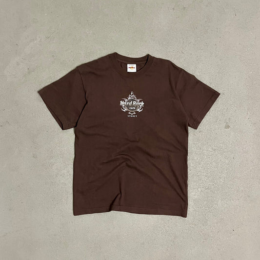 Vintage Brown Hard Rock Sydney Tee - M