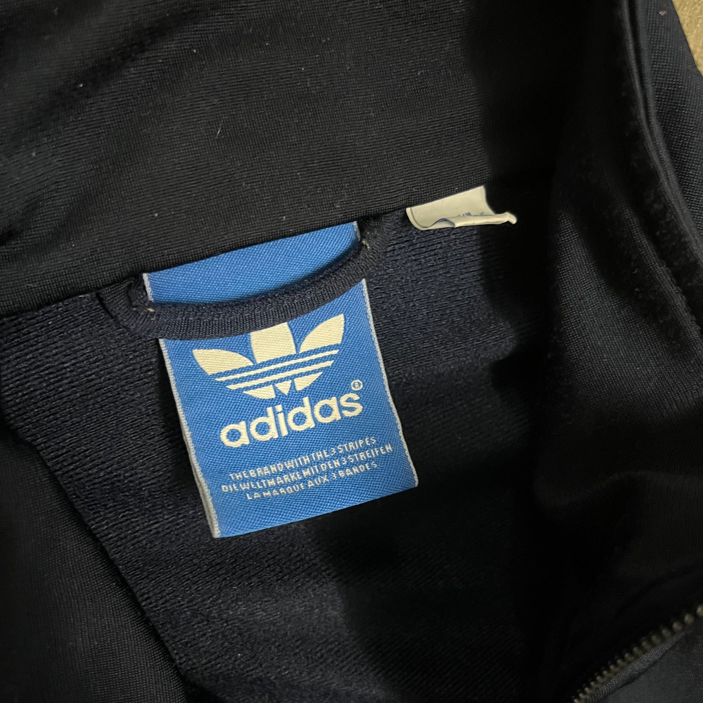 2010 Blue White Adidas Firebird Track Jacket - XL