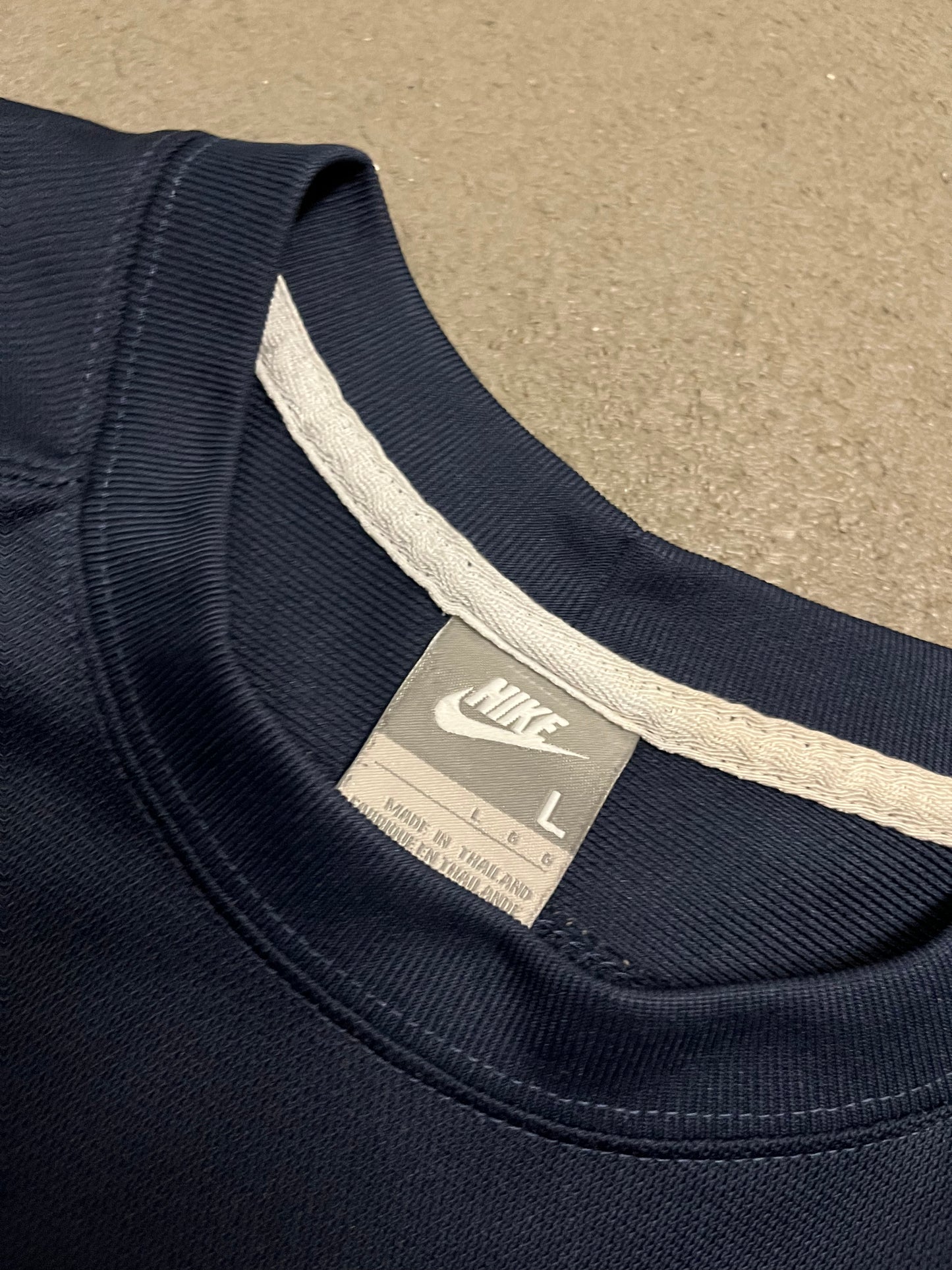 Vintage Y2K Blue Nike Tank Top - L