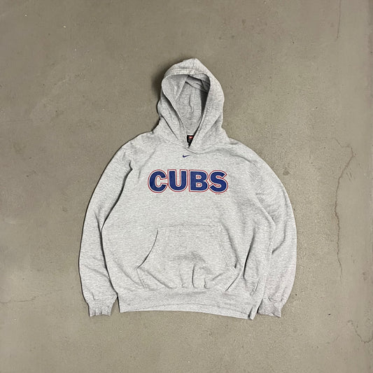 Vintage 2004 Grey Nike Chicago Cubs Hoodie - XL
