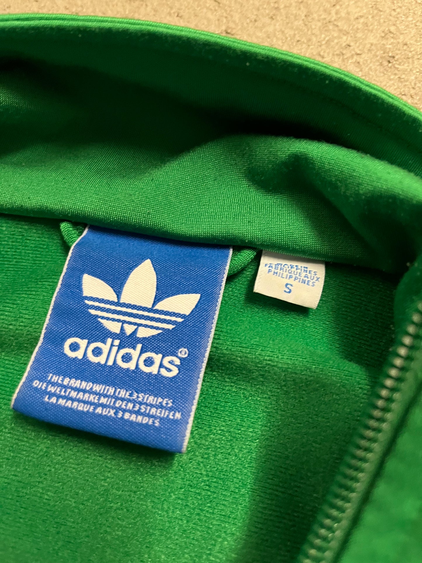 2010 Green Adidas Firebird Track Jacket - S