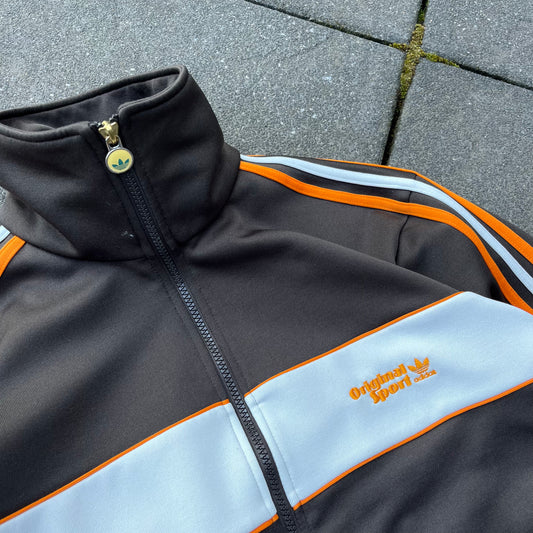 Vintage Brown Adidas Track Jacket - M