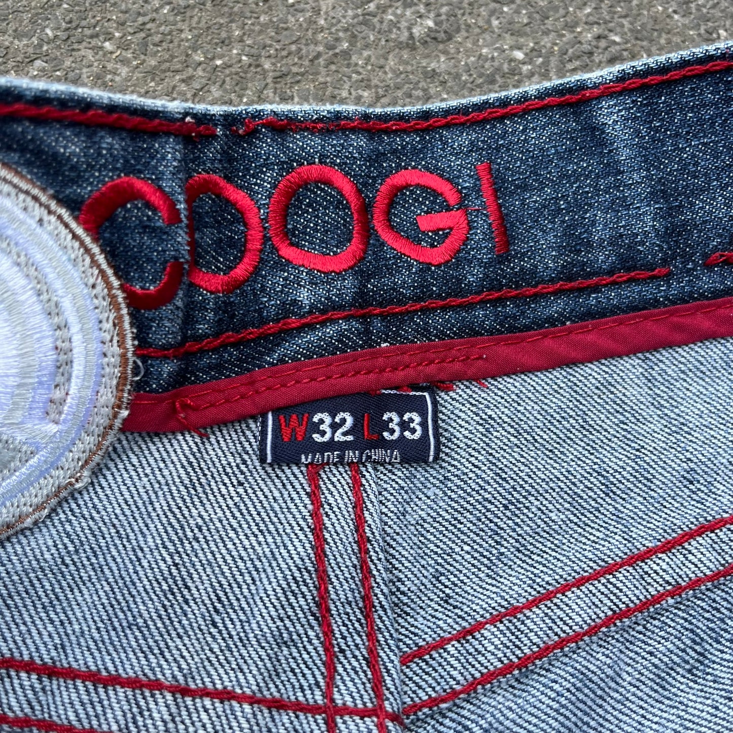 Vintage Blue Coogi Cut Off Jeans Shorts - 32