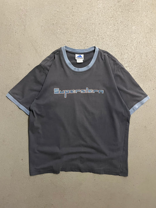 Vintage 90s Blue Faded Adidas Superstern Tee - M (W)