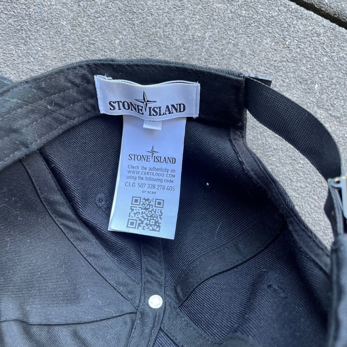 Black Stone Island Cap