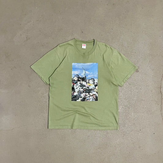 Green Supreme Trash Tee - M